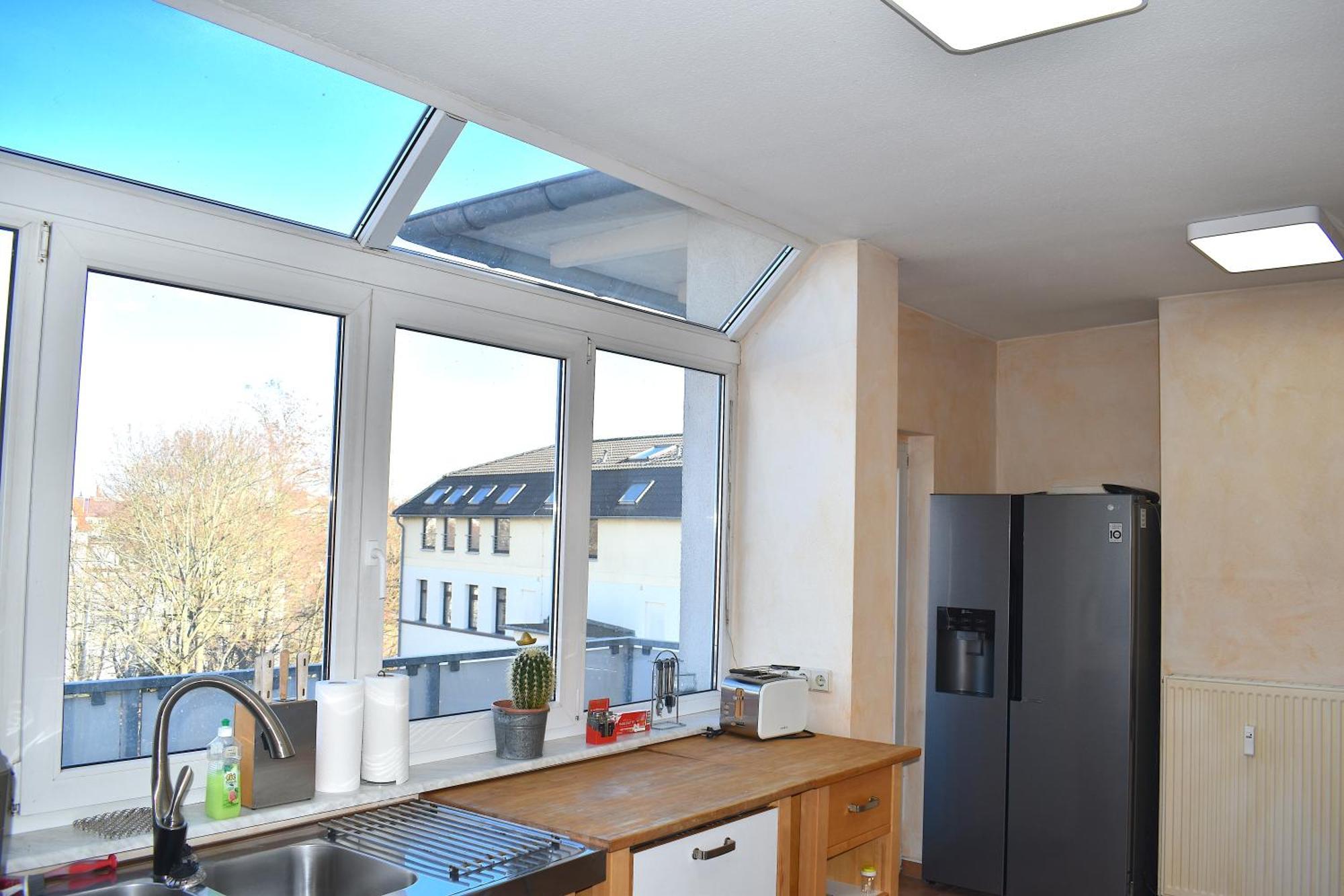 City-Dach-Apartment Mit Loggia - Balkon - Kamin Cottbus Exterior photo